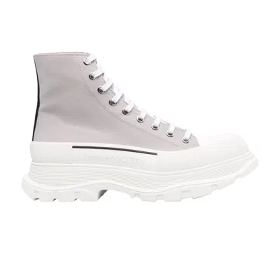 Pre-owned Alexander Mcqueen Tread Slick Boot 'cool Grey' | Men's Size 40.5