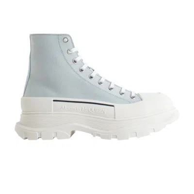 Pre-owned Alexander Mcqueen Tread Slick Boot 'light Blue' | Men's Size 44