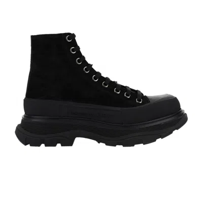Pre-owned Alexander Mcqueen Tread Slick Boots 'black' | Men's Size 43