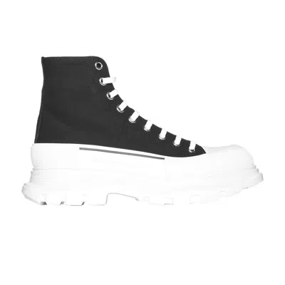 Pre-owned Alexander Mcqueen Tread Slick High 'black White' | Men's Size 40