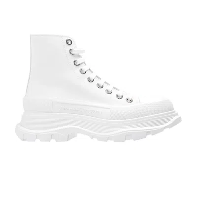 Pre-owned Alexander Mcqueen Tread Slick High 'white' | Men's Size 42