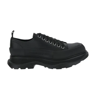 Pre-owned Alexander Mcqueen Tread Slick Lace-up 'black' | Men's Size 39.5