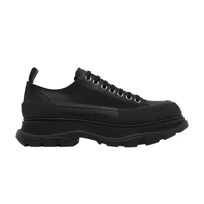 Pre-owned Alexander Mcqueen Tread Slick Lace Up 'black' | Men's Size 47