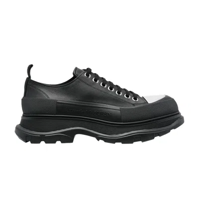 Pre-owned Alexander Mcqueen Tread Slick Lace-up 'black White Toe' | Men's Size 42