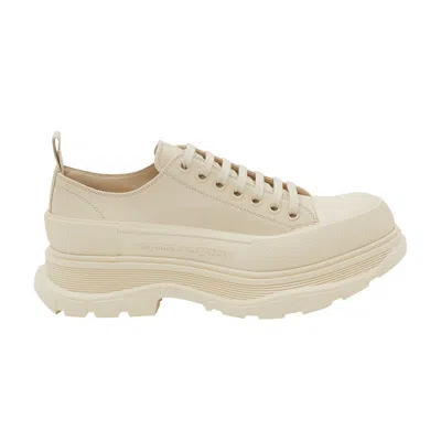 Pre-owned Alexander Mcqueen Tread Slick Lace Up 'dark Pearl' | Grey | Men's Size 40