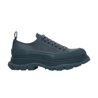 Pre-owned Alexander Mcqueen Tread Slick Lace-up 'petrol' | Green | Men's Size 43