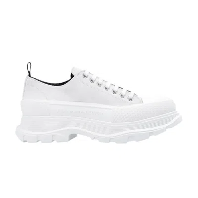 Pre-owned Alexander Mcqueen Tread Slick Lace-up 'white' | Men's Size 40