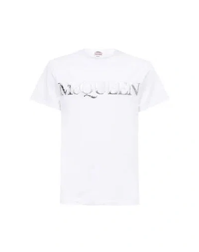 Alexander Mcqueen White T-shirt Man T-shirt White Size Xl Cotton