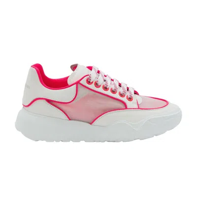 Pre-owned Alexander Mcqueen Wmns Court Trainer 'neon Pink' | Women's Size 36.5