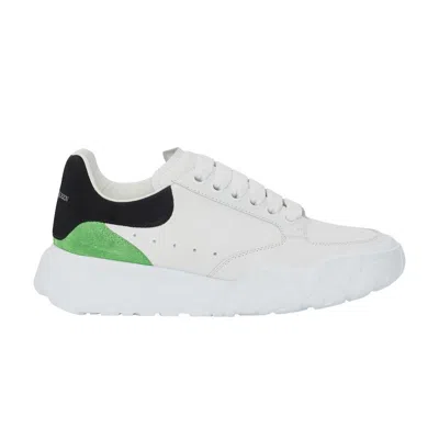 Pre-owned Alexander Mcqueen Wmns Court Trainer 'white Black Green' | Women's Size 36
