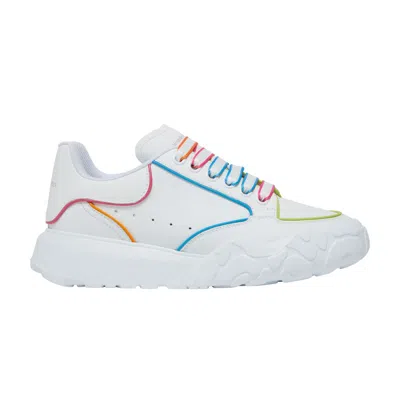Pre-owned Alexander Mcqueen Wmns Court Trainer 'white Multi' | Women's Size 38