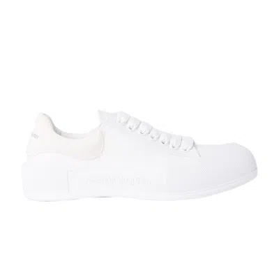 Pre-owned Alexander Mcqueen Wmns Deck Lace-up Plimsoll 'white' 2022 | Women's Size 36.5