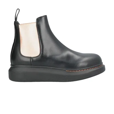 Pre-owned Alexander Mcqueen Wmns Hybrid Chelsea Boot 'black Corsage' | Women's Size 39