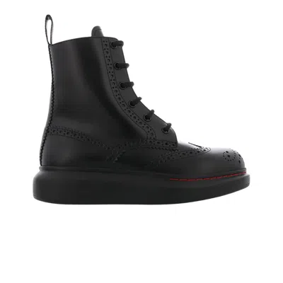 Pre-owned Alexander Mcqueen Wmns Hybrid Lace Up 'black' | Women's Size 35.5