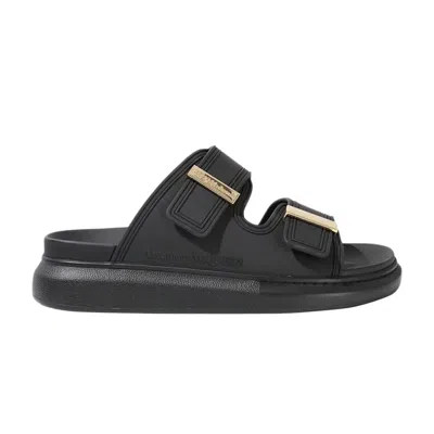Pre-owned Alexander Mcqueen Wmns Hybrid Slide 'black Gold' | Women's Size 37