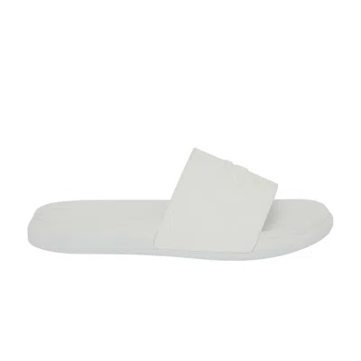Pre-owned Alexander Mcqueen Wmns Logo Slides 'white Mix' | Women's Size 37