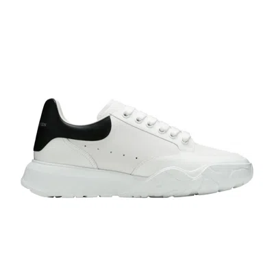 Pre-owned Alexander Mcqueen Wmns Oversized Court Trainer 'white Black' | Women's Size 39