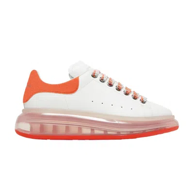 Pre-owned Alexander Mcqueen Wmns Oversized Sneaker 'clear Sole - White Bright Orange' | Wome