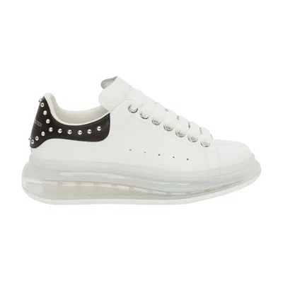 Pre-owned Alexander Mcqueen Wmns Oversized Sneaker 'clear Sole Studded - White Black' | Wome