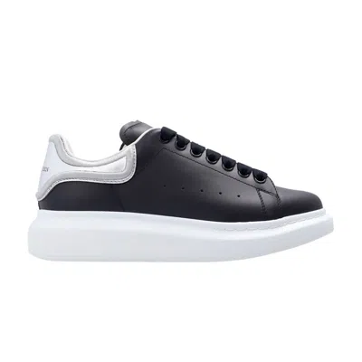 Pre-owned Alexander Mcqueen Wmns Oversized Sneaker 'embroidered Heel - Navy Silver' | Blue |
