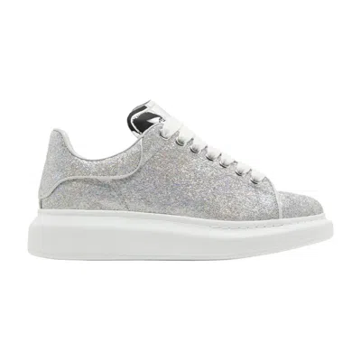 Pre-owned Alexander Mcqueen Wmns Oversized Sneaker 'glitter Tinsel' | Silver | Women's Size