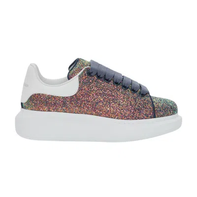 Pre-owned Alexander Mcqueen Wmns Oversized Sneaker 'grey Petrol' | Women's Size 37.5 In Gray