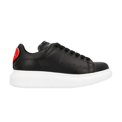 Pre-owned Alexander Mcqueen Wmns Oversized Sneaker 'heart - Black Red' | Women's Size 37