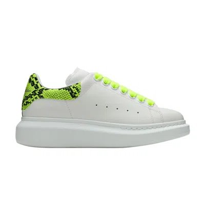 Pre-owned Alexander Mcqueen Wmns Oversized Sneaker 'snake Print - White Yellow' | Women's Si