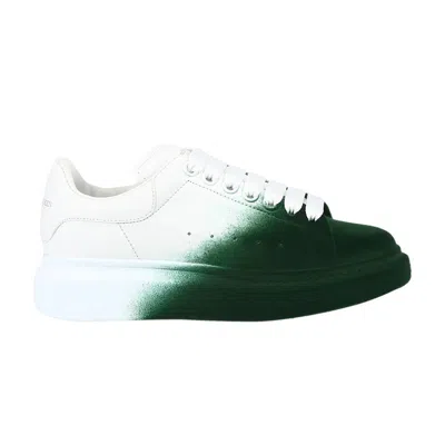 Pre-owned Alexander Mcqueen Wmns Oversized Sneaker 'sprayed Ombre - Forest Green' | Women's