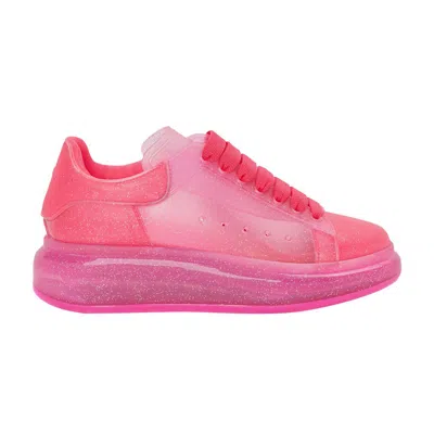 Pre-owned Alexander Mcqueen Wmns Oversized Sneaker 'transparent - Bright Pink' | Women's Siz