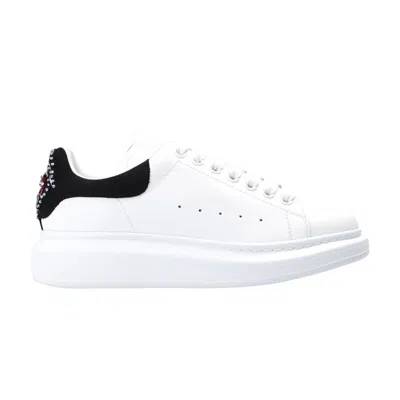 Pre-owned Alexander Mcqueen Wmns Oversized Sneaker 'white Black Heart Crystal' | Women's Siz