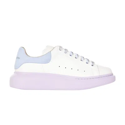 Pre-owned Alexander Mcqueen Wmns Oversized Sneaker 'white Blue Lilac' | Women's Size 38.5