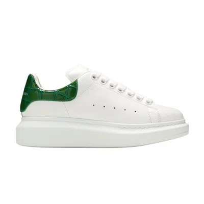 Pre-owned Alexander Mcqueen Wmns Oversized Sneaker 'white Chrome Green' | Women's Size 37.5