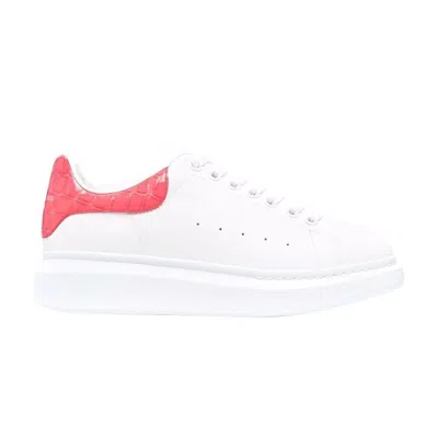 Pre-owned Alexander Mcqueen Wmns Oversized Sneaker 'white Coral Croc' | Women's Size 40