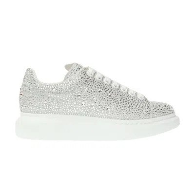 Pre-owned Alexander Mcqueen Wmns Oversized Sneaker 'white Crystal' | Women's Size 37.5