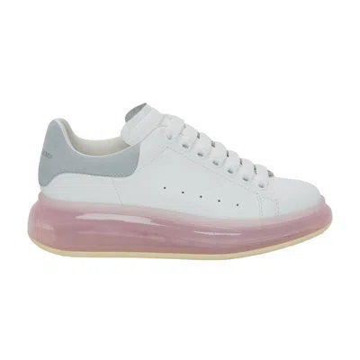 Pre-owned Alexander Mcqueen Wmns Oversized Sneaker 'white Dark Grey' | Women's Size 37.5