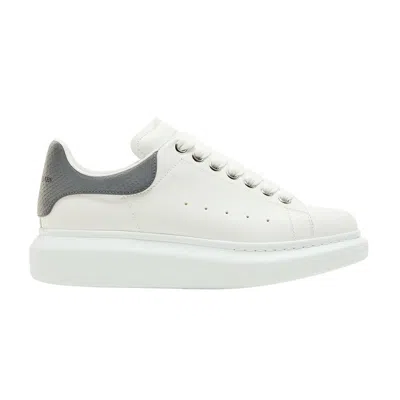 Pre-owned Alexander Mcqueen Wmns Oversized Sneaker 'white Grey Snakeskin' | Women's Size 37