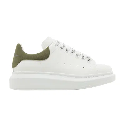Pre-owned Alexander Mcqueen Wmns Oversized Sneaker 'white Khaki' | Women's Size 37