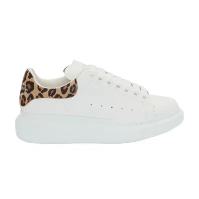 Pre-owned Alexander Mcqueen Wmns Oversized Sneaker 'white Leopard' | Women's Size 35.5