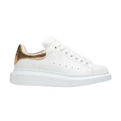 Pre-owned Alexander Mcqueen Wmns Oversized Sneaker 'white Light Gold' | Women's Size 39
