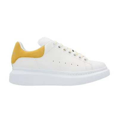 Pre-owned Alexander Mcqueen Wmns Oversized Sneaker 'white Ochre' | Women's Size 35