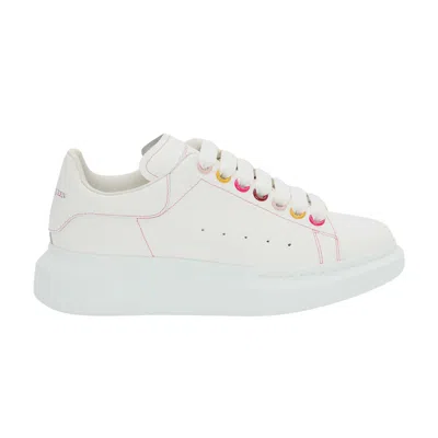 Pre-owned Alexander Mcqueen Wmns Oversized Sneaker 'white Rainbow' | Women's Size 37