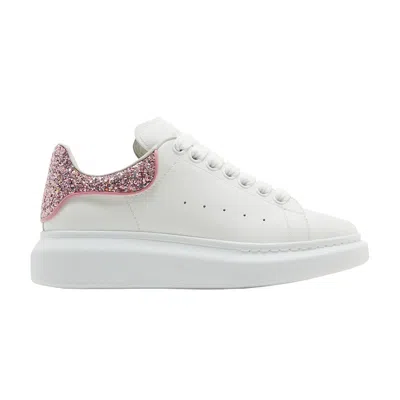 Pre-owned Alexander Mcqueen Wmns Oversized Sneaker 'white Rose Glitter' | Women's Size 36