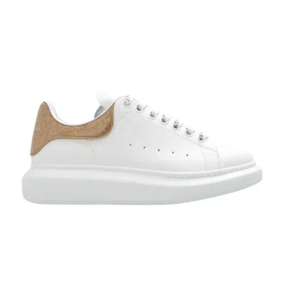 Pre-owned Alexander Mcqueen Wmns Oversized Sneaker 'white Rose Gold Glitter' | Women's Size