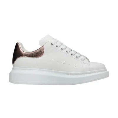 Pre-owned Alexander Mcqueen Wmns Oversized Sneaker 'white Rose Gold' | Women's Size 39.5