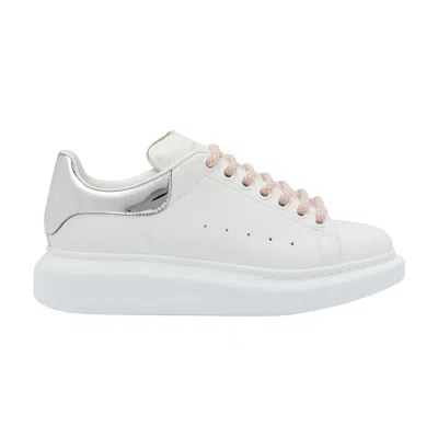 Pre-owned Alexander Mcqueen Wmns Oversized Sneaker 'white Silver Pink' | Women's Size 38