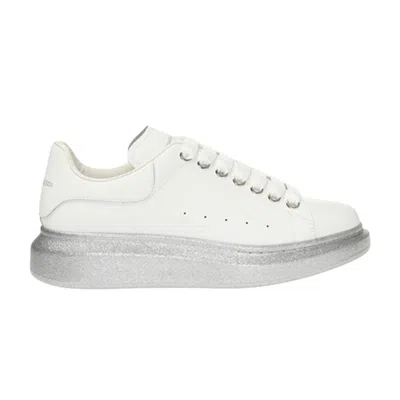 Pre-owned Alexander Mcqueen Wmns Oversized Sneaker 'white Silver' | Women's Size 35.5