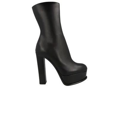 Pre-owned Alexander Mcqueen Wmns Platform Ankle Boot 'black' | Women's Size 36.5