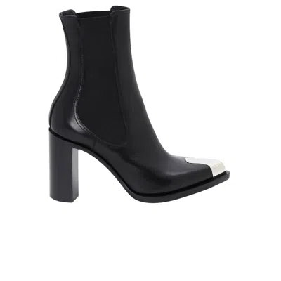 Pre-owned Alexander Mcqueen Wmns Punk Chelsea Boot 'black' | Women's Size 36