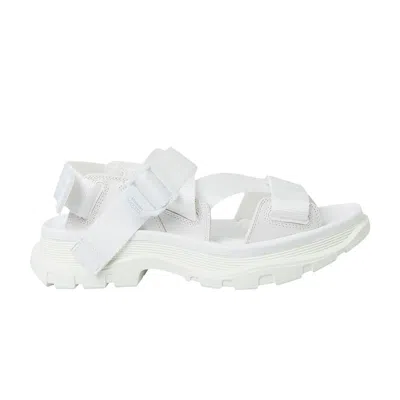 Pre-owned Alexander Mcqueen Wmns Tread Sandal 'new Ivory' | Cream | Women's Size 41 In White